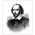 William Shakespeare Portrait Royalty Free Stock Photo