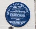 William Topaz McGonagall Plaque in Inverness, Scotland