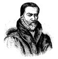 William Tyndale, vintage illustration Royalty Free Stock Photo