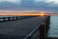 Umstead Bridge Over Croatan Sound North Carolina Royalty Free Stock Photo