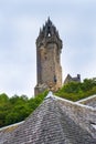 William Wallace Monument Tower in Stirling Scotland