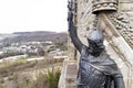 William Wallace statue stands proudly in Stirling Royalty Free Stock Photo