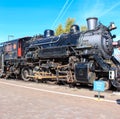 Williams, Arizona / USA - October 06 2012: View of Steam Locomotive of Grand Canyon Express