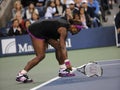 Williams Serena upsets at US Open 2009 Royalty Free Stock Photo