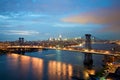 Williamsburg Bridge in New York Royalty Free Stock Photo