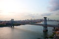 Williamsburg Bridge in New York Royalty Free Stock Photo