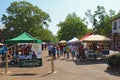 The Williamsburg Farmers Market in Merchants Square Royalty Free Stock Photo