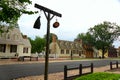 Williamsburg, Virginia, U.S - June 30, 2020 - The view of the street with beautiful colonial homes and stores