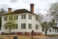 Williamsburh Virgina historical houses Royalty Free Stock Photo