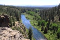 Williamson River Canyon Klamath Watershed Royalty Free Stock Photo