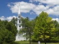 Williamstown Church Steple Amidst the Trees Royalty Free Stock Photo