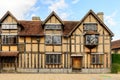 Willian Shakespeare Birthplace, Stratford on Avon, England, Unit Royalty Free Stock Photo