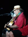 Willie K plays on stage at Sea Life Park
