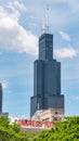 Willis Tower former Sears Tower in Chicago - CHICAGO, USA - JUNE 12, 2019