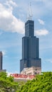 Willis Tower former Sears Tower in Chicago - CHICAGO, USA - JUNE 12, 2019