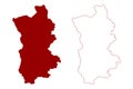 Willisau District (Switzerland, Swiss Confederation, Canton of Lucerne or Luzern) Royalty Free Stock Photo