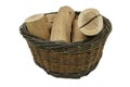 Willow Basket and logs