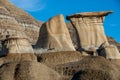 Willow Creek Hoodoos Drumheller Alberta Canada Royalty Free Stock Photo