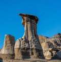 Willow Creek Hoodoos Drumheller Alberta Canada Royalty Free Stock Photo