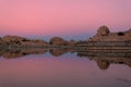 Willow Lake Prescott Arizona Sunset Reflection Royalty Free Stock Photo