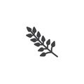 Willow twig vector icon