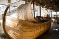 Willow woven boat at the village of Camacha in the mountains above Funchal is a centre of weaving willow