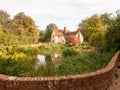 willy lott's cottage flatford mill outside cottage nature landsc Royalty Free Stock Photo