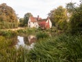 willy lott's cottage flatford mill outside cottage nature landsc Royalty Free Stock Photo