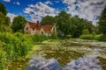 Willy Lotts Cottage Flatford East Bergholt Suffolk England UK Royalty Free Stock Photo