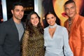 Wilmer Valderrama, America Ferrara, Eva Longoria & Ismael Cruz Cordova Royalty Free Stock Photo