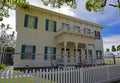 OfficersÃ¢â¬â¢ quarters of historic Union army Camp Drum Civil War garrison, Wilmington, California, guarded Los Angeles.