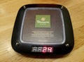 Wilmington, Delaware, U.S.A - March 2, 2020 - The wireless pager to alert the customer's order at Panera Bread Royalty Free Stock Photo