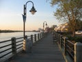 Wilmington NC boardwalk Royalty Free Stock Photo