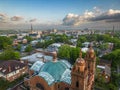 Wilmington, North Carolina, USA historic Churches and Downtown Cityscape Royalty Free Stock Photo