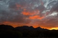 Wilpena Golden Sunset Royalty Free Stock Photo