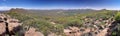 Wilpena Pound Panorama Royalty Free Stock Photo