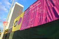 Wilshire/Fairfax Metro Purple Line Station under construction - Los Angeles, California