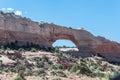 Wilson Arch at south of Moab, Utah Royalty Free Stock Photo