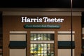 A Harris Teeter grocery store entrance at night Royalty Free Stock Photo