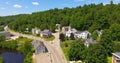 Wilton town aerial view, New Hampshire, USA