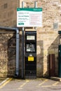 Wiltshire pay and display parking machine Royalty Free Stock Photo