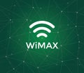 Wimax is an acronym for Worldwide Interoperability for Microwave Access - a technology standard for long-range wireless Royalty Free Stock Photo