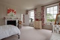 Grand English Country House bedroom with large windows