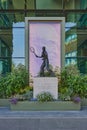 Wimbledon Lawn Tennis championships Fred Perry Statue