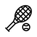 Wimbledon line vector icon Royalty Free Stock Photo
