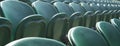 Wimbledon's Green seats Royalty Free Stock Photo