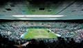 Wimbledon tennis centre court tilt shift Royalty Free Stock Photo