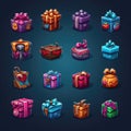 win gift box game ai generated Royalty Free Stock Photo