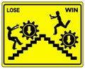 Win or Lose Royalty Free Stock Photo