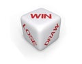Win, Lose or Draw Dice - XL Royalty Free Stock Photo